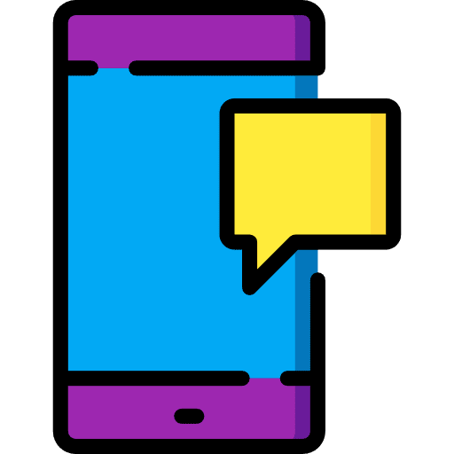 Chat communications electronics technology icon