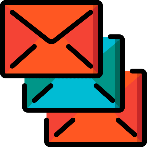 Mail communications envelope message icon