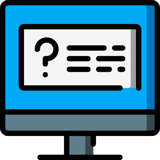 Online question communications website question icon