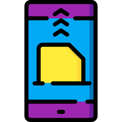 Send document telephone communications icon
