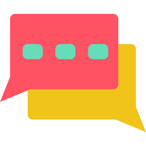 Chat speech bubble communications chat icon Chat speech bubble communications chat icon