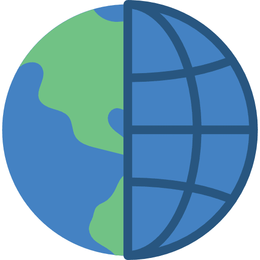Globe astronomy space worldwide icon