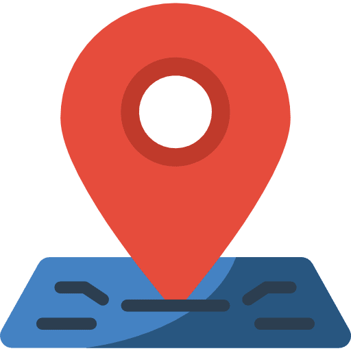Location maps and location map point placeholder icon