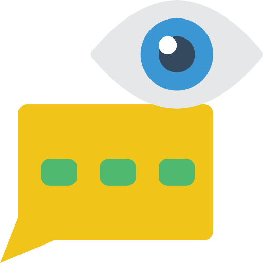 Message view speech balloon conversation icon Message view speech balloon conversation icon