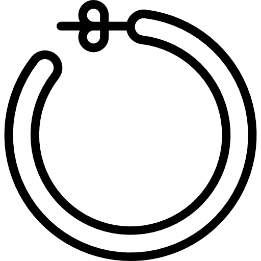 Hoop jewelry accesory jewel icon Hoop jewelry accesory jewel icon