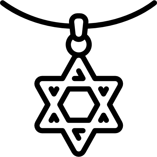 Necklace necklace femenine star of david icon Necklace necklace femenine star of david icon