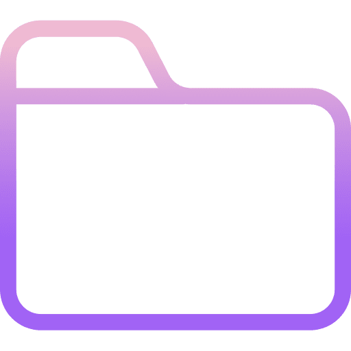 Folder paper folder empty folder interface icon