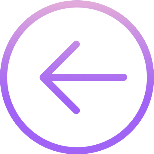 Left arrow back circle circular icon
