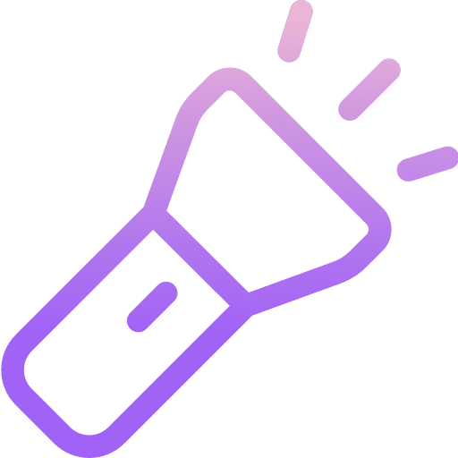 Torch miscellaneous light illumination icon