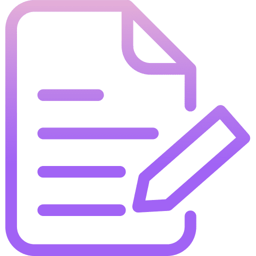 Writing definition business and finance pen icon