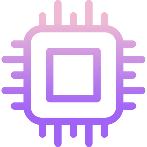 Cpu technology chip computer icon