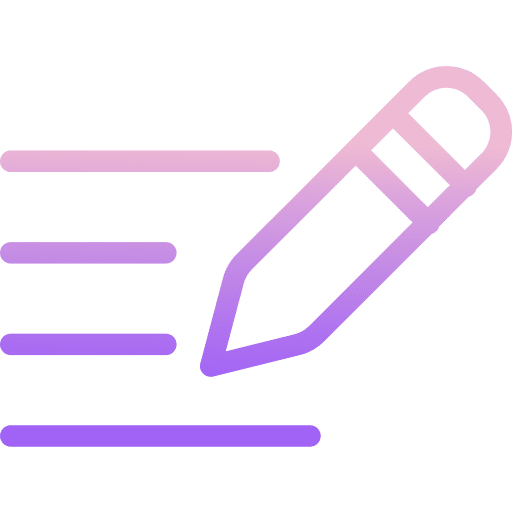 Writing tools and utensils draw writing icon