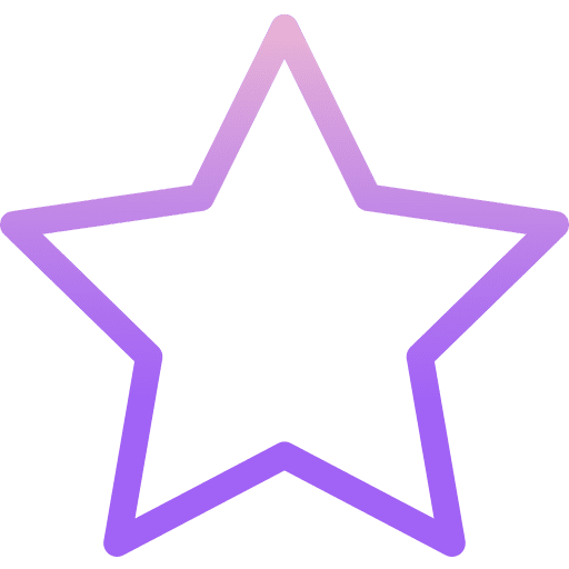 Star favourite sign shape icon