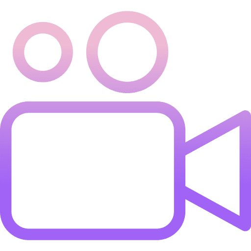 Video camera movie cinema entertainment icon