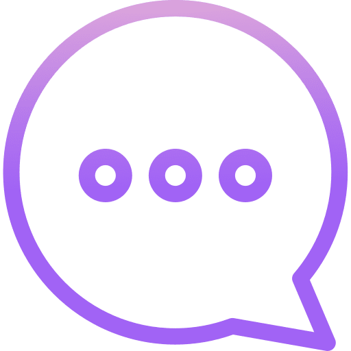 Writing circle multimedia conversation icon