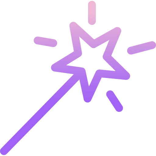 Wand witch graphic design design icon