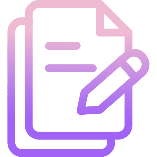 Writing education pen paper icon