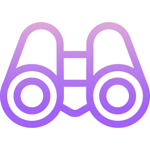 Binocular sight goggles binoculars icon