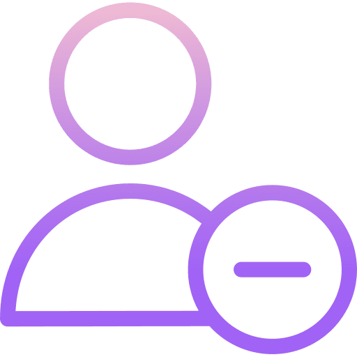 Block user block user shapes head icon