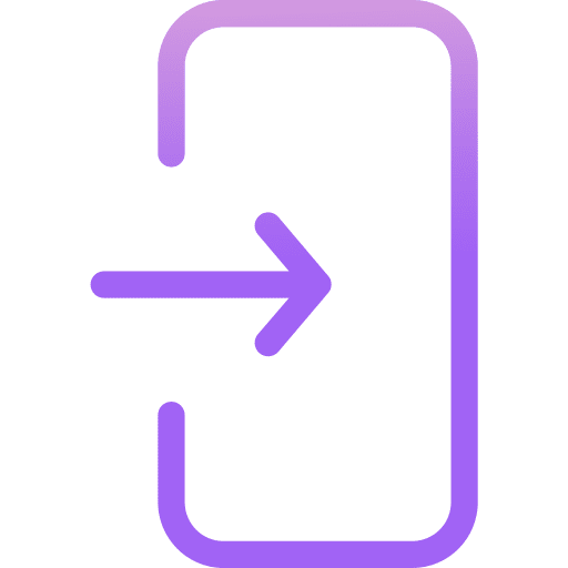 In password smartphone gateway icon