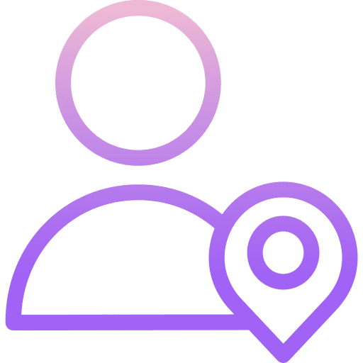 User locator map pointer we are here icon