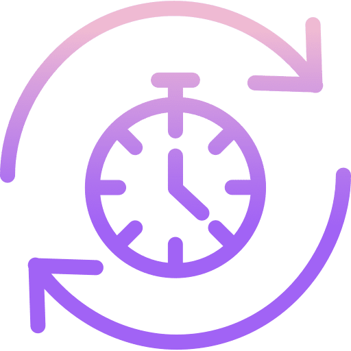 Chronometer communications interface arrows icon