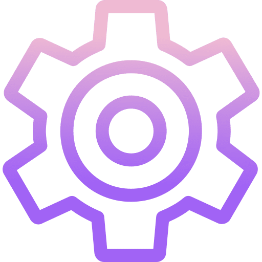 Gear tools and utensils configure gear icon