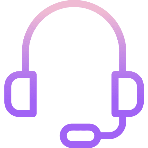 Headphones communications technology telemarketer icon