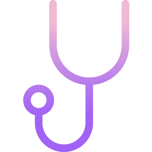 Stethoscope medical tool healthcare health icon
