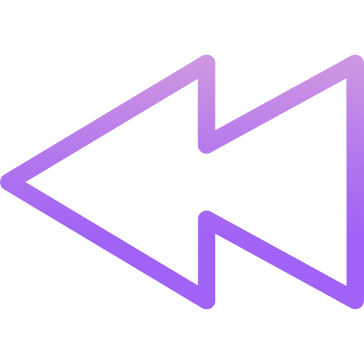 Backwards button controls backwards icon