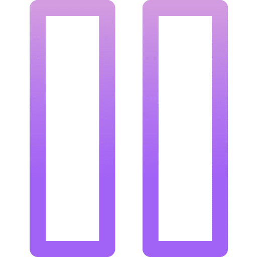 Pause bars multimedia music player icon