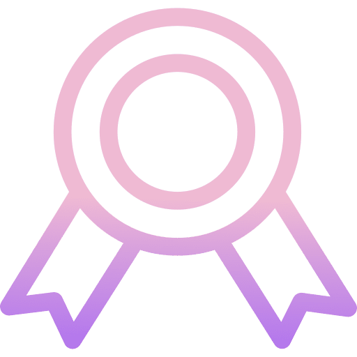 Ribbon sports and competition ribbon sticker icon