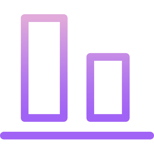Bar business and finance stats bar chart icon