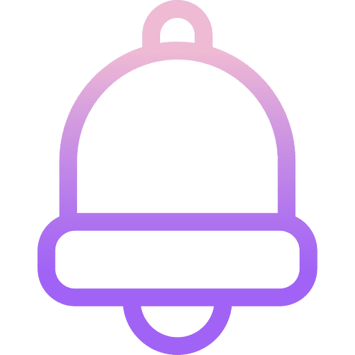 Bell bell ring instrument icon