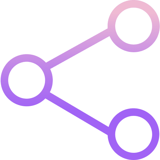 Share connector share multimedia icon