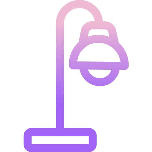 Street light light bulb lamp post street lamp icon