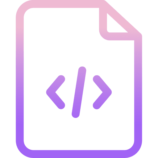 Code symbol computer code icon