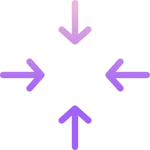Compress geometrical minimize geometry icon