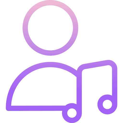 User musical note music and multimedia social icon