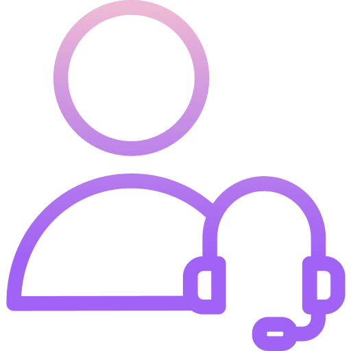 User people headphones communications icon