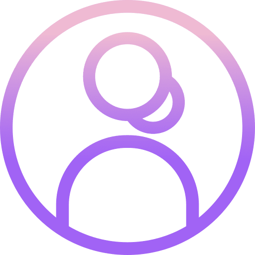 User user circle seo and web icon