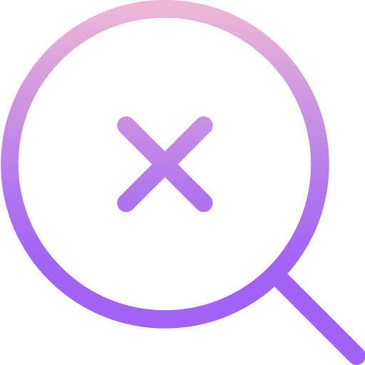 Zoom magnifying glass tools and utensils loupe icon