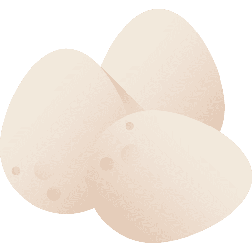 Eggs animal farming and gardening egg icon