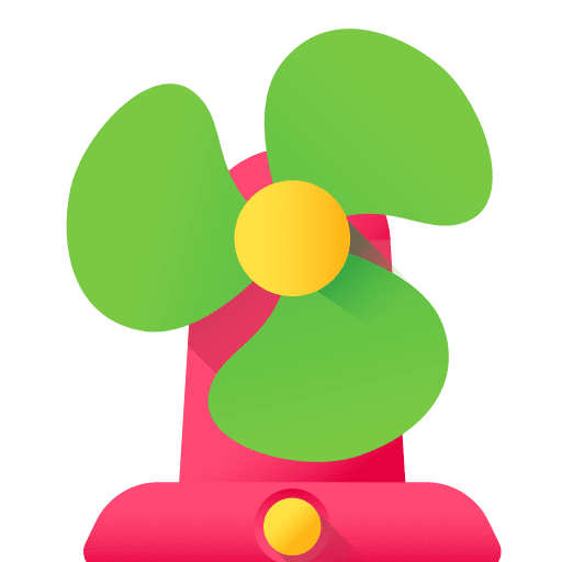 Fan electronics ventilation fan icon