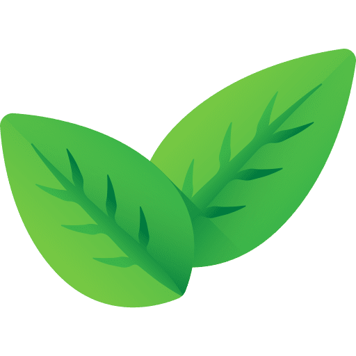 Leaves garden plant botanical icon