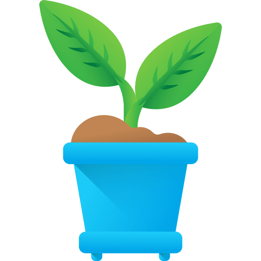 Plant flower botanic gardening icon