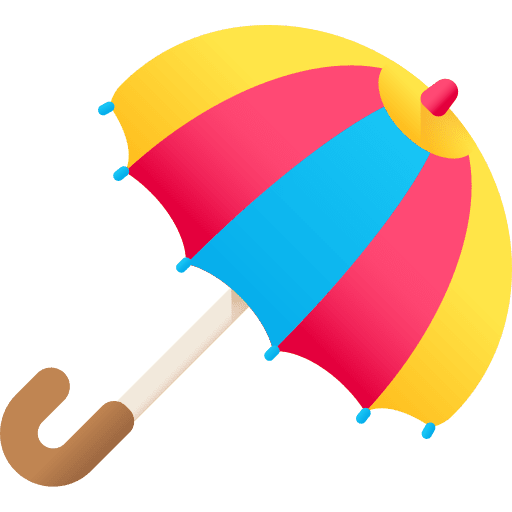 Umbrella umbrella rainy weather icon
