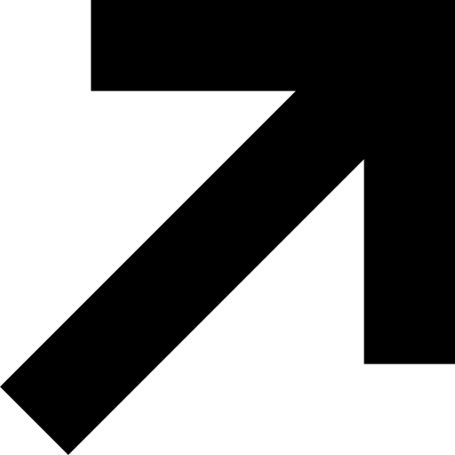 Diagonal arrow multimedia diagonal arrow orientation icon