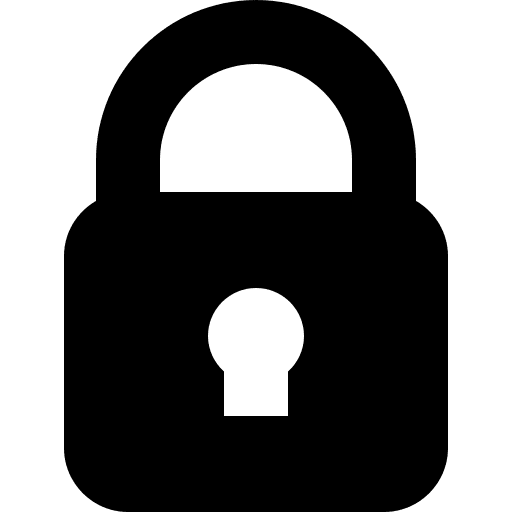 Lock secure lock security icon