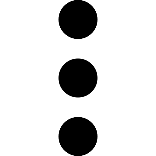 Menu more dots circles icon